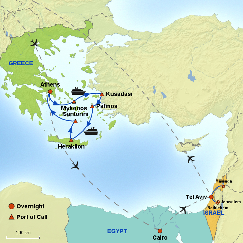 cruise turkey israel greece